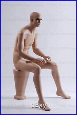Male Halloween display mannequin sitting manequin, manikin Grant+a Pedestal