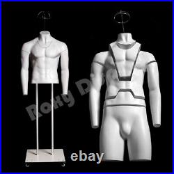 Male Invisible Ghost Mannequin Manikin Display Dress Form #MZ-GHT-M