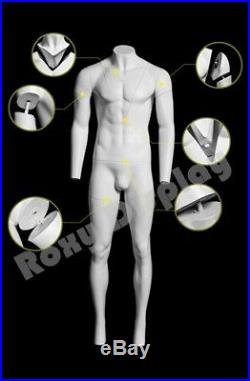 Male Invisible Ghost Mannequin with Magnetic Fittings (V-neck)