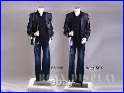 Male Mannequin Body Dress Form #M01arm-JF+BS-05