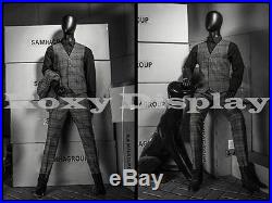 Male Mannequin Dress Form Display With flexible head arms and legs #HM01BKEG-MZ