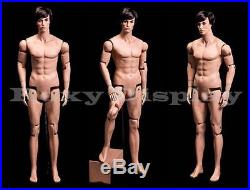 Male Mannequin Dress Form Display With flexible head arms and legs #HM01-MZ