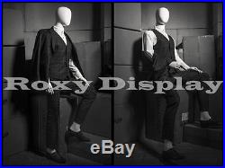 Male Mannequin Dress Form Display With flexible head arms and legs #MZ-HM01WEG