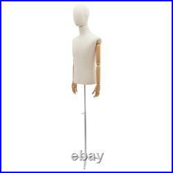 Male Mannequin Dress Form Torso with Stand for Clothing Display NEW
