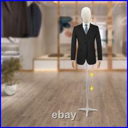 Male Mannequin Dress Form Torso with Stand for Clothing Display NEW