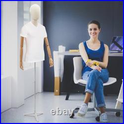 Male Mannequin Dress Form Torso with Stand for Clothing Display NEW