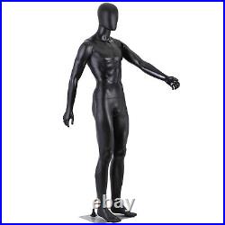 Male Mannequin Full Body Dress Form Adjustable 73 Realistic Detachable Display