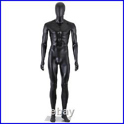 Male Mannequin Full Body Dress Form Adjustable 73 Realistic Detachable Display