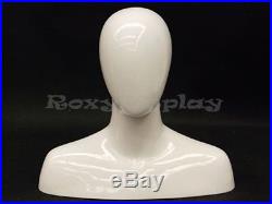 Male Mannequin Head Bust Wig Hat Jewelry Display High Gloss Fiberglass MD-MEGGW