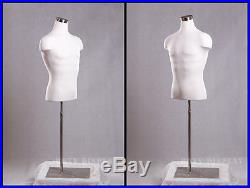 Male Mannequin Manequin Manikin Dress Form #33DD01+BS-05