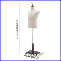 Male Mannequin Model with Stand, Half-length Model, Mannequin Dress Form