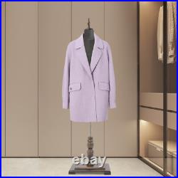 Male Mannequin Model with Stand, Half-length Model, Mannequin Dress Form, Black