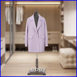 Male Mannequin Model with Stand, Half-length Model, Mannequin Dress Form, Black
