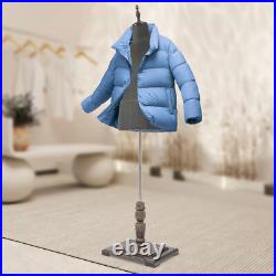 Male Mannequin Model with Stand, Half-length Model, Mannequin Dress Form, Black