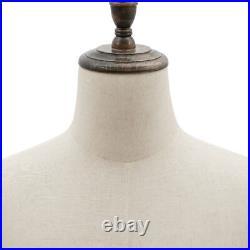 Male Mannequin Model with Stand, Mannequin Dress Form Half-length Model