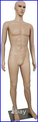 Male Mannequin Torso Dress Form Full Body 73 Inches Adjustable Dress Model DIY