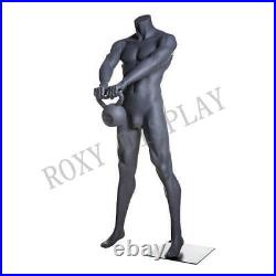 Male Mannequin muscular Kettlebell Muscular body Dress Form Display #MZ-HL-01
