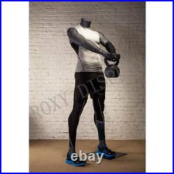 Male Mannequin muscular Kettlebell Muscular body Dress Form Display #MZ-HL-01
