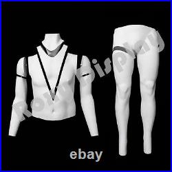 Male Plus Size Invisible Ghost Mannequin Manikin Display Dress Form #MZ-GH9