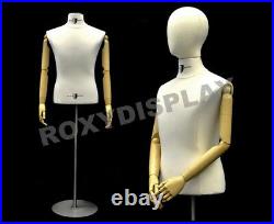 Male Shirt Hard Foam Dress Form with arms and head #JF-33M01ARM-BB+BS-04