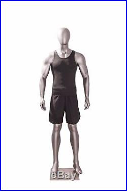 Male Sports Athletic Mannequin Egg Head Style Muscular Mannequin