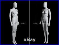 Male and Female Unbreakable Egghead Plastic Mannequin Head Turms SM1WEG+SF6WEG