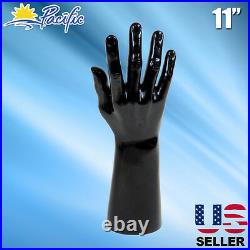 Male black Mannequin Hand Display Jewelry Bracelet ring glove Stand holder