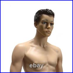 Male mannequin 6FT, removable head and arms, skin tone full body manikin-YM8-1F