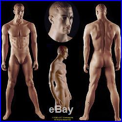 Male mannequin display dummy man, realistic looking hand made manikin -MA12