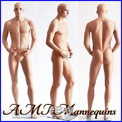 Male mannequin display, hand made, fiber glass manikin mannequin Big Zac