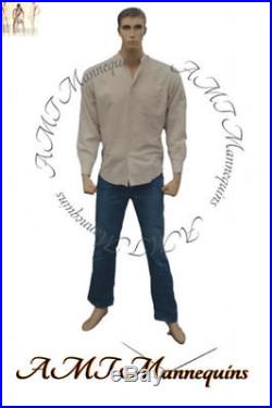 Male mannequin for boxing head gear full size body dress form, manikin Ken
