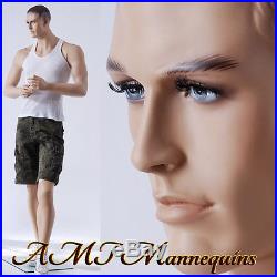 Male mannequins relistic sophisticated looking muscular, lifesize manequin-Jack