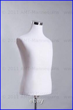 Male pinnable mannequin dress form+ stand, +2 jerseys(white/black) torso-H-102