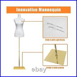 Mannequin Body Female, Dress Form Sewing Mannequin Torso with Metal Bracket a