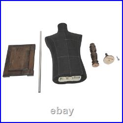 Mannequin Dress Form Male Mannequin Model with Stand, Half-length Model