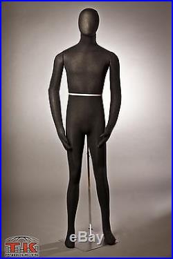 Mannequin, Flexible, Posable, Full size, Male, Black, for Displays & Costumes