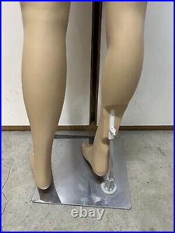 Mannequin Full Body Male Hair Wig Adjustable Metal Base Stand Detachable Body