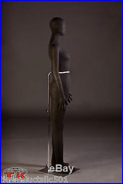 Mannequin, Full size, Flexible, Posable, Black, Female, for Costumes & displays