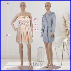 Mannequin Torso Manikin Dress Form Female Realistic Full Body Mannequin Display