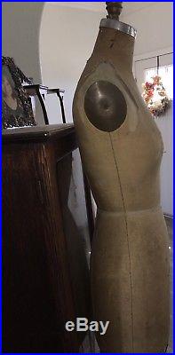 Mannequin Wolf Collapsible Vintage Dress Form Model 1973 Size 7