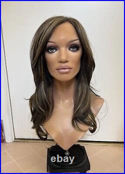 Mannequin bust display wigs from Dash N Dazzle