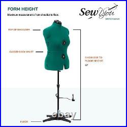 Medium Size Adjustable Dressform Sewing Measurement Dress Form Mannequin