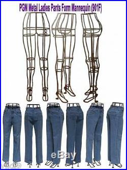 Metal Legs Display Mannequin for Jeans, Pants or Skirts Display Size 4
