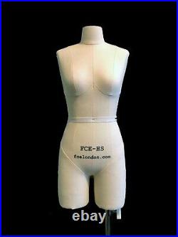 Mini Mannequin Dress Form'Ida' FCE Tailors Dummy Draping Stand Half Scale