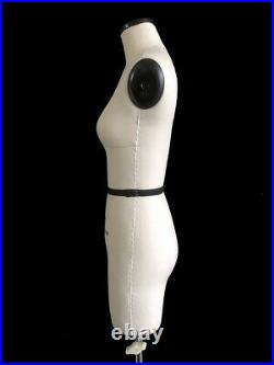 Mini Mannequin Dress Form'Ilina' FCE Tailors Dummy Draping Stand half scale