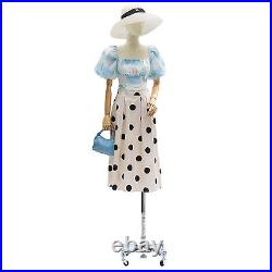 Model display stand Dress Clothing Form Display Body With Four-wheels Brand New