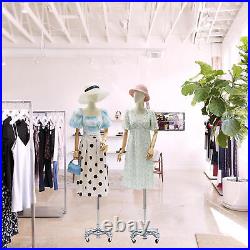 Model display stand Dress Clothing Form Display Body With Four-wheels Brand New