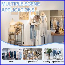 Model display stand Dress Clothing Form Display Body With Four-wheels Brand New