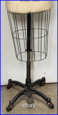 Modern Dress Forms Size 8 Half Body Dress Form Model 1994 USA Pre-Owned