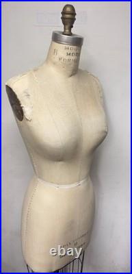 Modern Dress Forms Size 8 Half Body Dress Form Model 1994 USA Pre-Owned